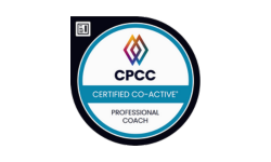 Joanne Cook Coaching Certified Co-Active Life and Career Coach Badge